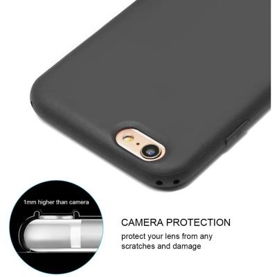 Capa iPhone 6s Silicone Premium Preto