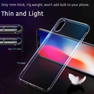 Capa iPhone Xs Max Silicone Premium - Cristal Transparente