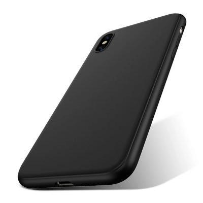 Capa iPhone Xs Max Silicone Premium Preto