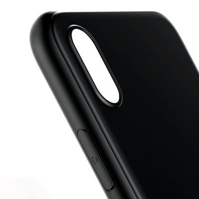 Capa iPhone Xs Silicone Premium Preta