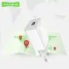Adaptador de Corrente USB 2.4A Branco – Carregador 12W