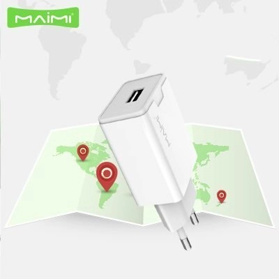 Adaptador de Corrente USB 2.4A - Branco