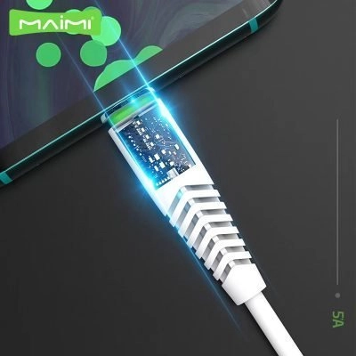 Cabo USB para Micro USB (Maimi - 5A - 1M - Branco)