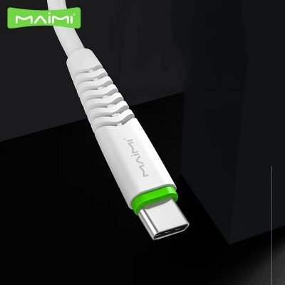 Cabo USB para Type-C | USB-C (Maimi - 5A - 1M - Branco)