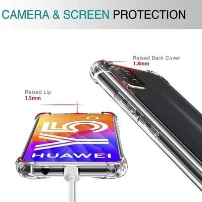 Capa Huawei Y5P Anti Choque - Transparent