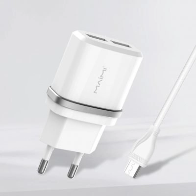 Carregador Rápido Dual Micro USB 2.4A