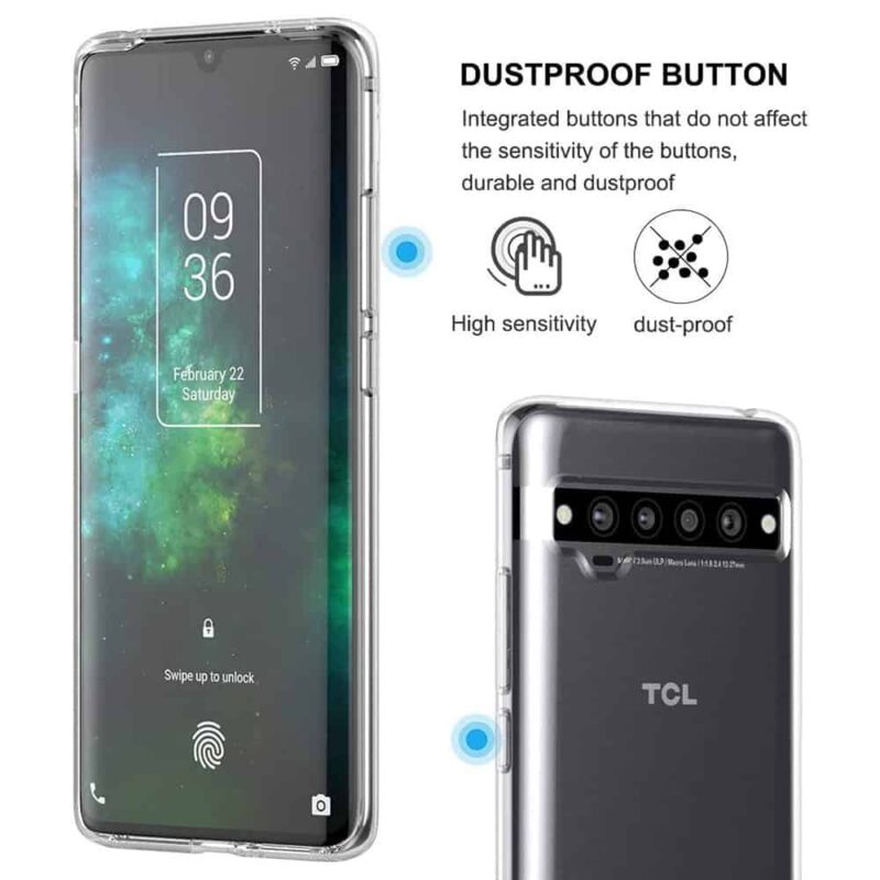 Capa TCL 10 Pro Silicone Ultrafino - Transparente