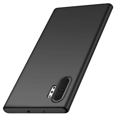 Capa Samsung Galaxy Note 10 Plus Silicone Premium Preto