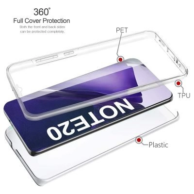 Capa 360 Samsung Galaxy Note 20 - Full Cover Transparente