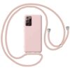 Capa Samsung Galaxy Note 20 Ultra com Cordão - Rosa Areia