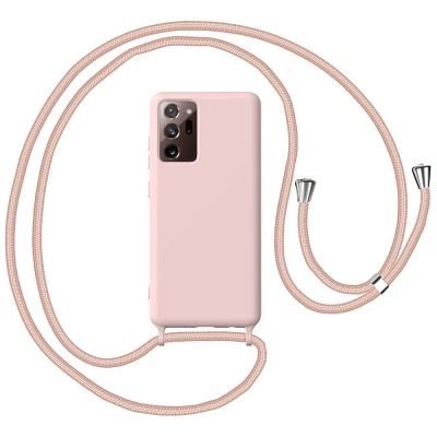 Capa Samsung Galaxy Note 20 Ultra com Cordão - Rosa Areia