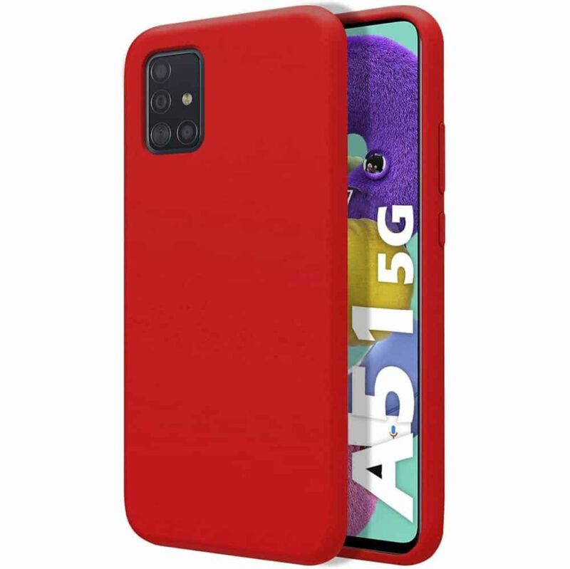 Capa Samsung Galaxy A51 5G Silicone Liquido - Vermelho