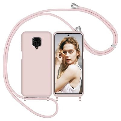 Capa Xiaomi Redmi Note 9S | 9 Pro com Cordão - Rosa