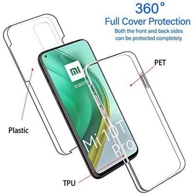 Capa 360 Xiaomi Mi 10T 5G - Full Cover Transparente