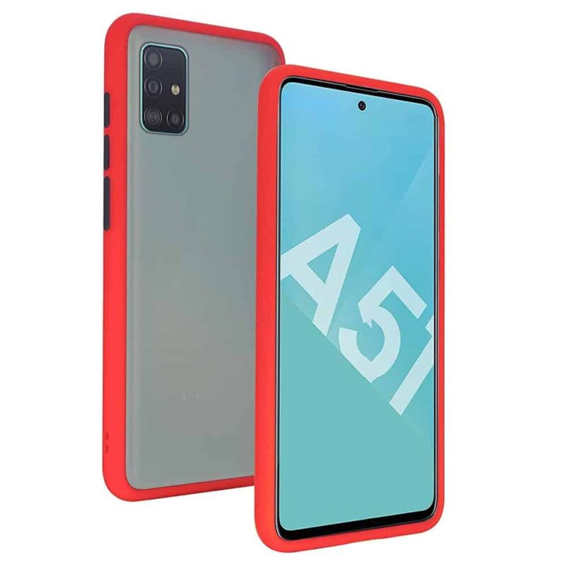 Capa Samsung Galaxy A51 Hybrid Matte Vermelho