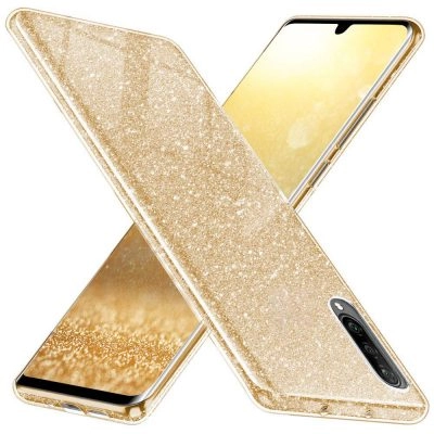 Capa Huawei P30 Purpurina Brilhante - Dourado