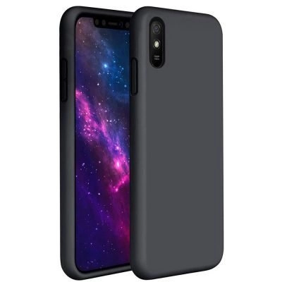 Capa Xiaomi Redmi 9A Silicone Líquido Premium - Preto