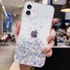 Capa iPhone 11 12 Pro Max Star Glitter _ Transparente