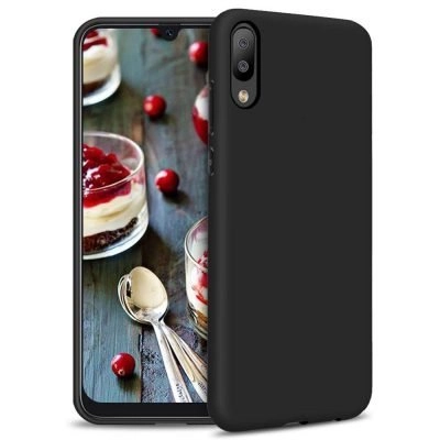 Capa Huawei P30 Silicone Líquido Preto