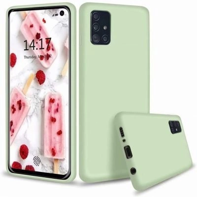 Capa Samsung Galaxy A71 Silicone Líquido - Verde