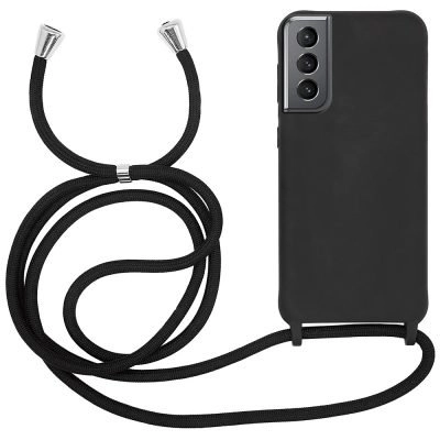 Capa Samsung Galaxy S21 S21 Plus com Cordão - Preto