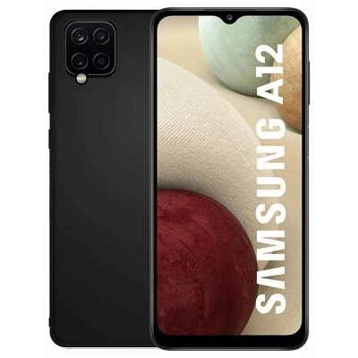 Capa Samsung Galaxy A12 Silicone Premium Preto