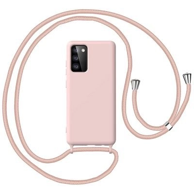 Capa Samsung Galaxy A02S 166mm com Cordão - Rosa Areia