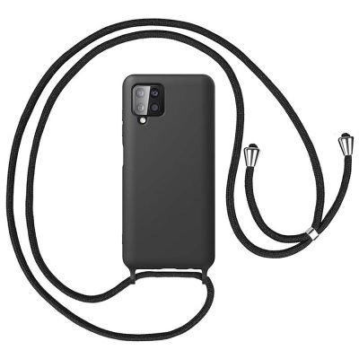 Capa Samsung Galaxy A12 5G com Cordão - Preto