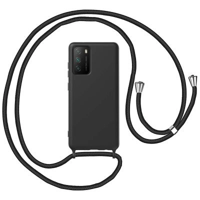 Capa Xiaomi Poco M3 com Cordão - Preto