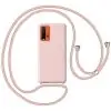 Capa Xiaomi Redmi 9T com Cordão - Rosa Areia