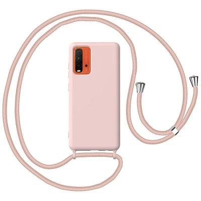 Capa Xiaomi Redmi 9T com Cordão - Rosa Areia