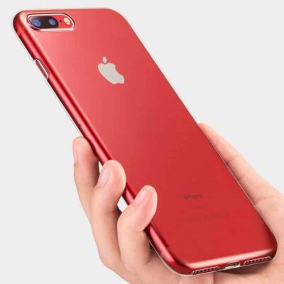 Capa iPhone 7 Plus | iPhone 8 Plus Silicone Premium – Cristal Transparente