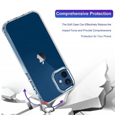 Capa iPhone 13 Mini Silicone Ultrafino Transparente