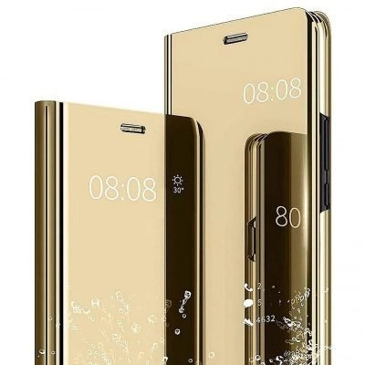 Capa Samsung Galaxy Clear View Flip Cover - Dourado