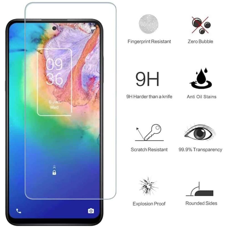 Película de Vidro Temperado TCL 20 5G - Super Transparente