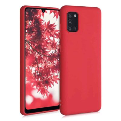 Capa Samsung Galaxy A31 Silicone Premium Vermelho