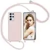 Capa Samsung Galaxy S21 Ultra com Cordão - Rosa Areia