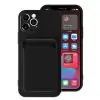 Capa Samsung iPhone com suporte para cartões - Preto