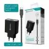 Carregador USB com Cabo Type C 2.4A (C-002T NovoTeck - Preto)