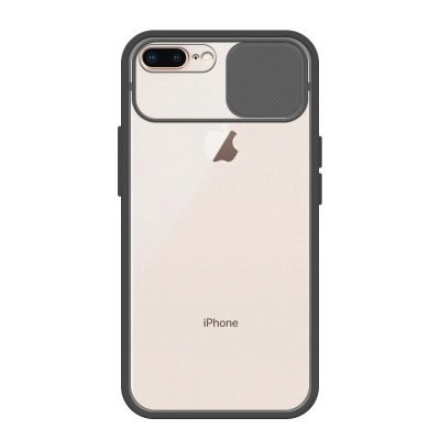 Capa iPhone 7 Plus | 8 Plus Hybrid Proteção de Câmera - Preto