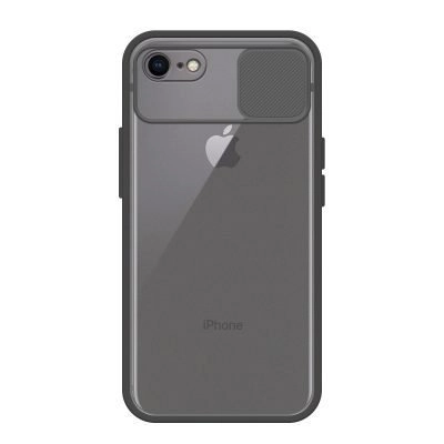 Capa iPhone 7 | 8 | SE 2020 Proteção de Câmera - Preto