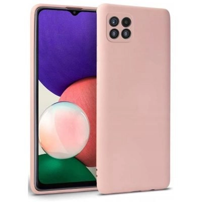 Capa Samsung Galaxy A22 5G Silicone Líquido – Rosa Areia