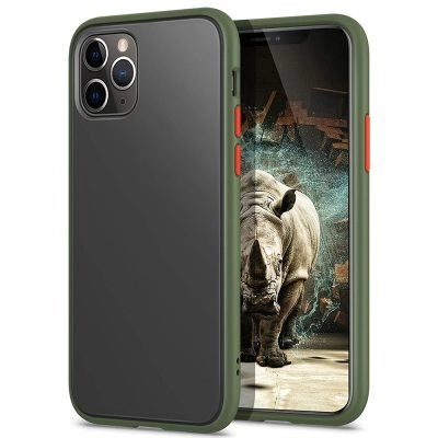 Capa iPhone 11 Pro Max Hybrid Matte Verde