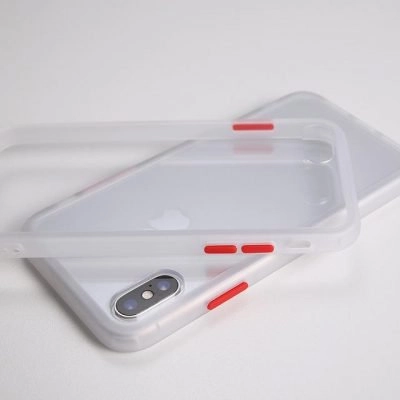 Capa iPhone Xs Max Hybrid Matte Branco