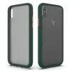 Capa iPhone X XS MAX Hybrid Matte Pinheiro verde