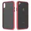 Capa iPhone X XS MAX Hybrid Matte Vermelho_