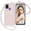 Capa Samsung Galaxy A21s com Cordão - Rosa