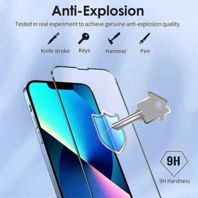 Película de Vidro Temperado iPhone 13 | 13 Pro - 5D Full Screen
