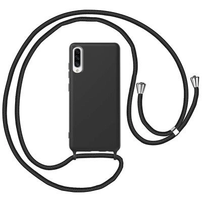 Capa Samsung Galaxy A30S | A50 com Cordão - Preto