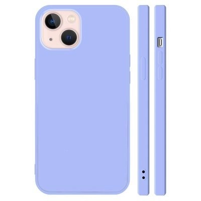 Capa iPhone 13 Silicone Líquido Premium - Lilás